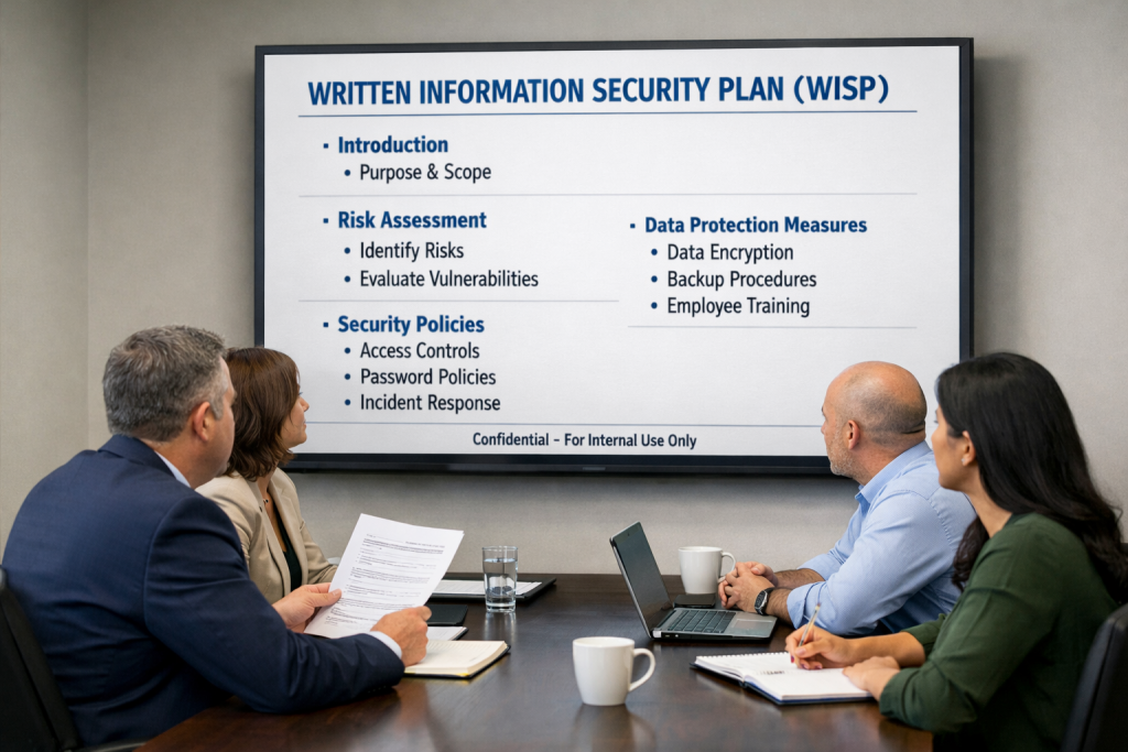What Is a Written Information Security Plan (WISP) and Why Financial Firms Need One